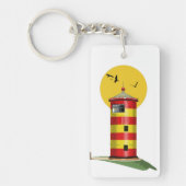 Pilsum Lighthouse Duitsland Sleutelhanger (Voorkant)