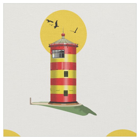 Pilsum Lighthouse Duitsland Stof (Close Up)