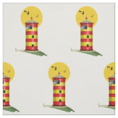 Pilsum Lighthouse Duitsland Stof (Swatch)