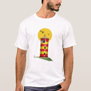 Pilsum Lighthouse Duitsland T-shirt