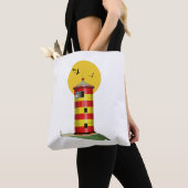 Pilsum Lighthouse Duitsland Tote Bag (Dichtbij)