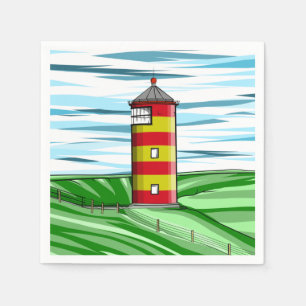 Pilsum Lighthouse Napkins Servet