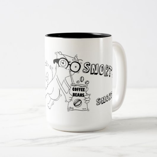 Pilz-E Coffee Snort Mok (Voorkant rechts)