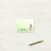 Pilz mit Schnecke Post-it® Notes (Op bureau)