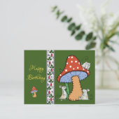 Pilz nähen briefkaart (Staand voorkant)
