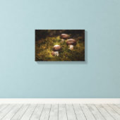 Pilze im Wald Canvas Afdruk (Insitu (Houten vloer))