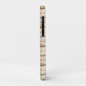 Pilze Muster braun, beige und grau Case-Mate iPhone Case (Achterkant/links)