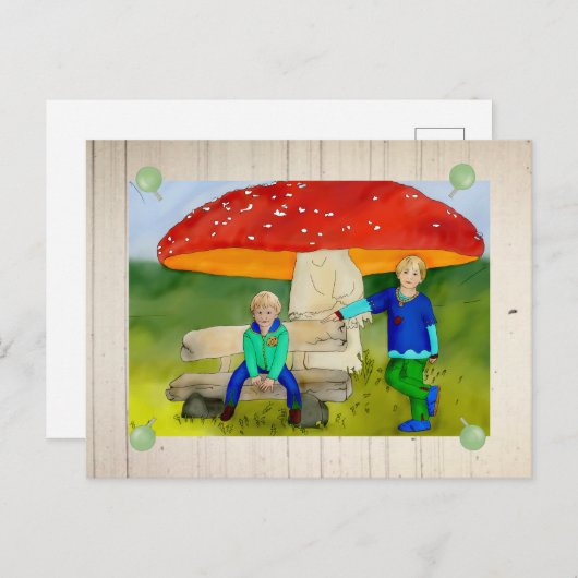 Pilzschirm Briefkaart (Voorkant / Achterkant)