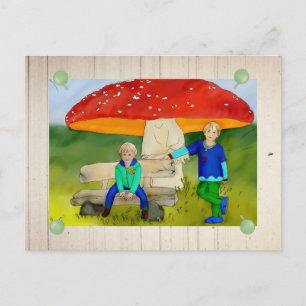 Pilzschirm Briefkaart