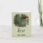 Pilzwald Feestdagen Kaart (Voorkant)