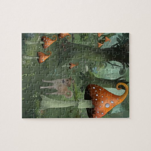 Pilzwaldpuzzel Legpuzzel (Horizontaal)