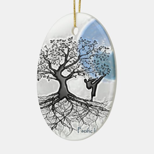 Pima Karate Keramisch Ornament (Links)