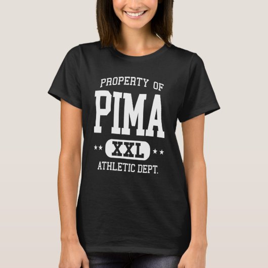 Pima Retro Athletic Property Dept T-shirt (Voorkant)