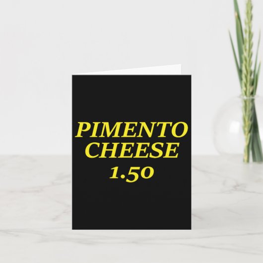 Pimento Cheese Golf Vader Kaart (Voorkant)