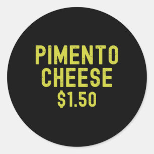 Pimento Cheese Golf Vader Meester Golfspelers Augu Ronde Sticker