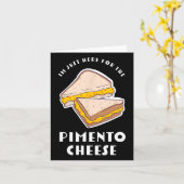 Pimento Cheese Sandwich - Funny Master Golfers Kaart (Gele Bloem)