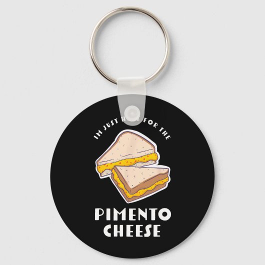 Pimento Cheese Sandwich - Grappige Meester Golfers Sleutelhanger (Voorkant)