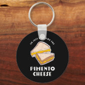 Pimento Cheese Sandwich - Grappige Meester Golfers Sleutelhanger (Voorkant)