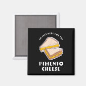 Pimento Kaas Sandwich - Grappige Master Golfers Magneet (Voorkant / Achterkant)