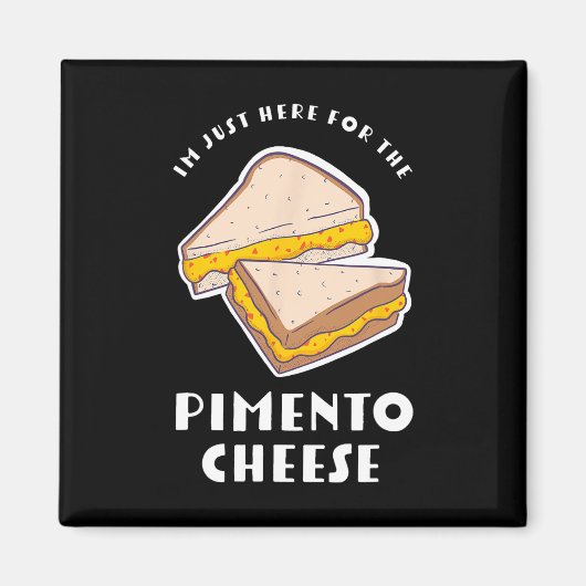 Pimento Kaas Sandwich - Grappige Master Golfers Magneet (Voorkant)