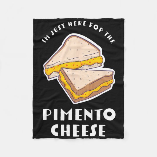 Pimento Kaas Sandwich - Grappige Meester Golfers Fleece Deken (Voorkant)