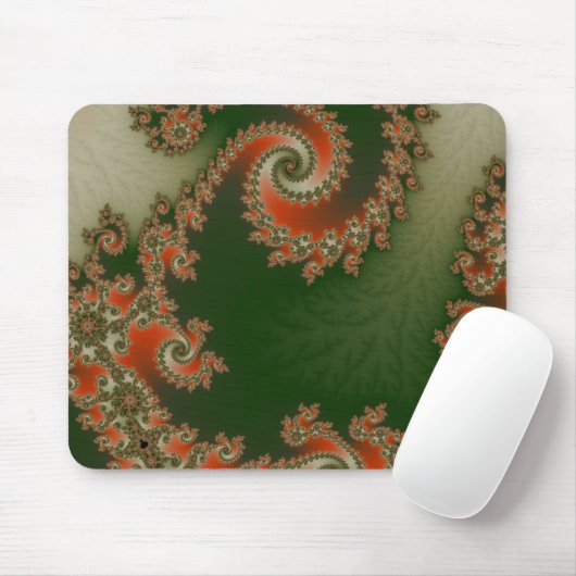 Pimento Olive Double Spiral Mousepad Muismat (Met muis)