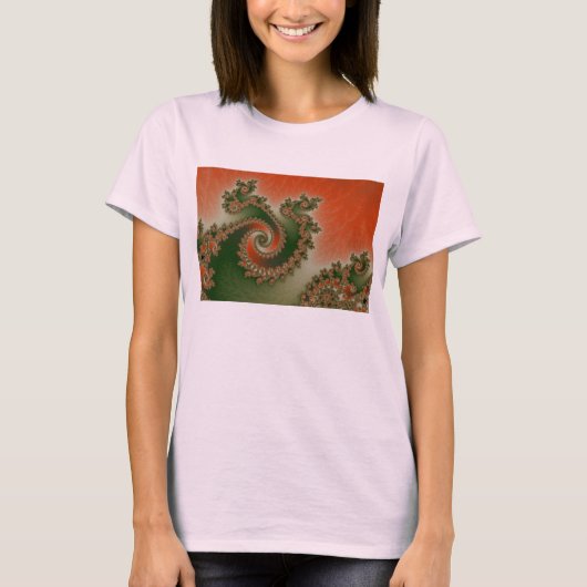 Pimento Olive Triple Twirl T-Shirt (Voorkant)
