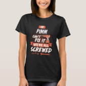 PIMM-naam, PIMM-familienaam krest T-shirt (Voorkant)