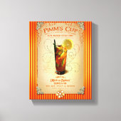 Pimm's Cup Cocktail Canvas Afdruk (Voorkant)