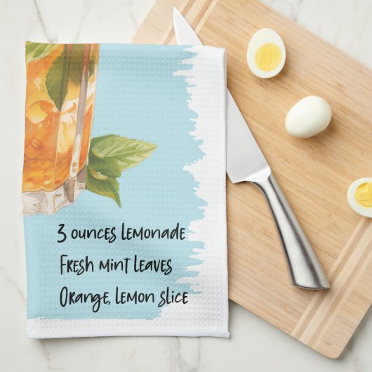 Pimm's Cup Cocktail Recept Theedoek (Quarter Fold)