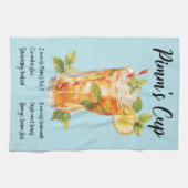 Pimm's Cup Cocktail Recept Theedoek (Horizontaal)