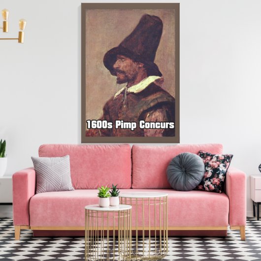 Pimp 1 van 1600 canvas afdruk (Insitu (Woonkamer))