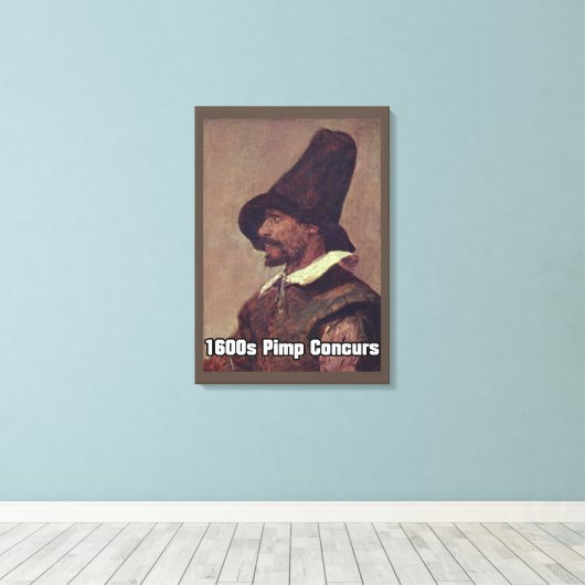 Pimp 1 van 1600 canvas afdruk (Insitu (Houten vloer))