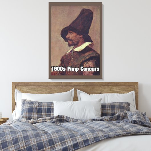 Pimp 1 van 1600 canvas afdruk (Insitu (Slaapkamer))