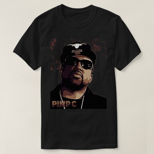 Pimp C Hip Hop T-shirt (Design voorkant)