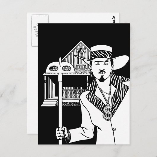 Pimp en Hoe Briefkaart (Voorkant / Achterkant)