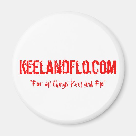 Pimp je koelkast met Keel en Flo Magneet (Voorkant)