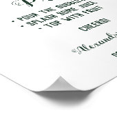 Pimp je Prosecco groenvoorziening Eucalyptus Bruil Poster (Hoek)