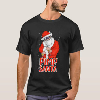 Pimp Kerstman Ongepast T-shirt