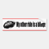Pimp mijn Blimp Bumpersticker (Voorkant)