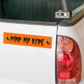 PIMP MIJN RIDE BUMPERSTICKER (Op Truck)
