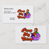 Pimp My Chimp Visitekaartje (Voorkant / Achterkant)