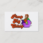 Pimp My Chimp Visitekaartje (Achterkant)