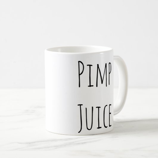 Pimp sap grappige mok met bestselde koffie (Voorkant rechts)