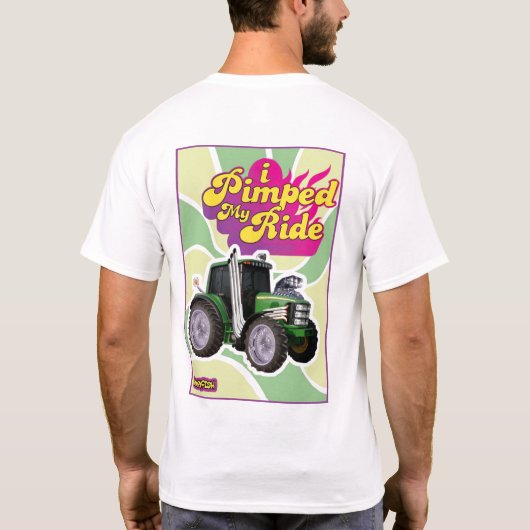 Pimp Tractor-t-shirt T-shirt (Achterkant)