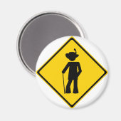 pimp-verkeersbord magneet (Voorkant / Achterkant)