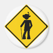 pimp-verkeersbord magneet (Voorkant)