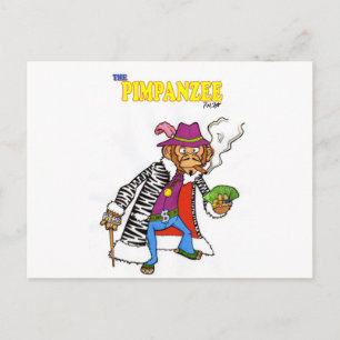 Pimpansee groot briefkaart
