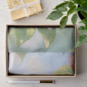Pimpelmees op appelboom lente decoupage tissuepapier (Geschenk)