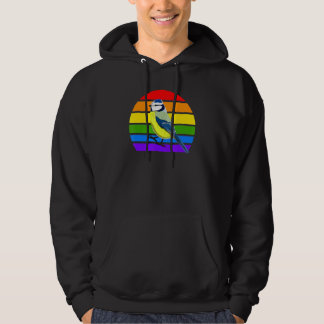 Pimpelmees Regenboogvogel Vogelspotter Zangvogel D Hoodie